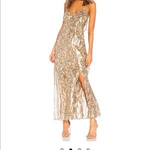 Loveshackfancy Kate ruffle slip dress